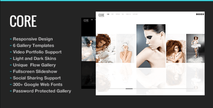 Core Minimalist Photography Portfolio