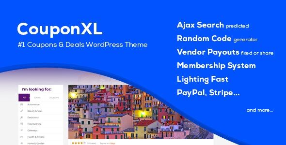 CouponXL Coupons Deals and Discounts WP Theme