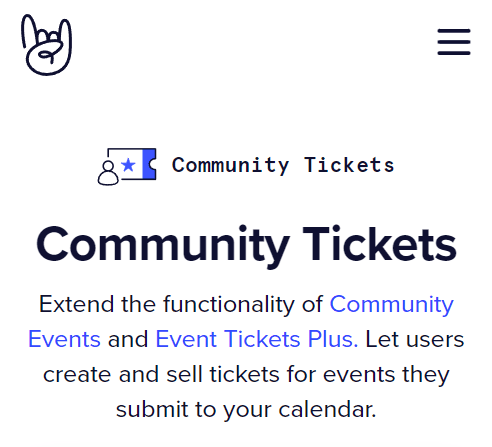 The Events Calendar Community Events Addon