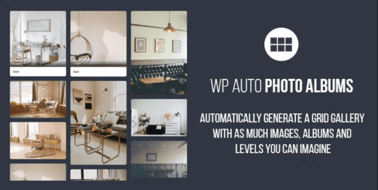 Auto Photo Albums – Wordpress Multi Level Image Grid Gallery