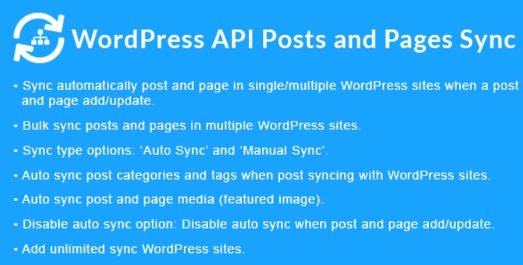 WordPress API Posts and Pages Sync