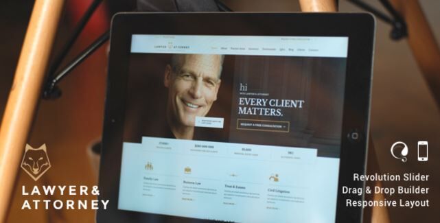 Lawyer WordPress Theme
