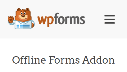 WPForms Offline Forms Addon