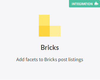 FacetWP Bricks Builder Integration