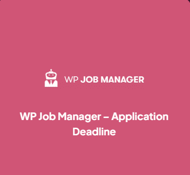 Wp Job Manager Application Deadline