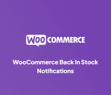 WooCommerce Back In Stock Notifications