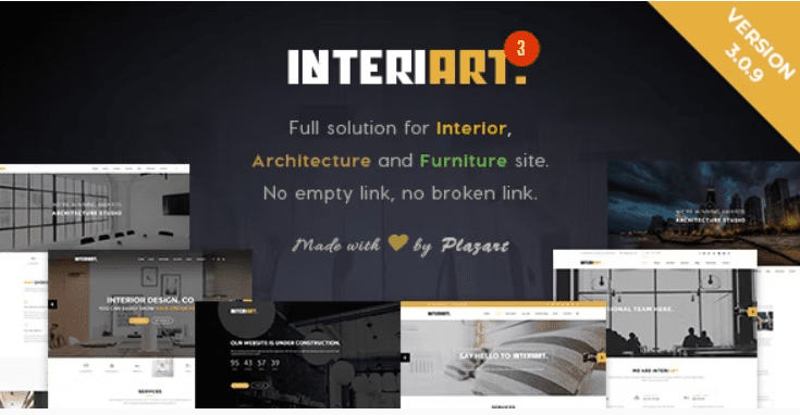 InteriArt - Furniture & Interior WordPress Theme