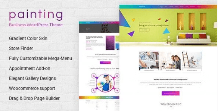Paint - Painting Company WordPress Theme
