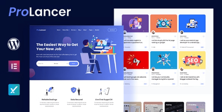 Prolancer Freelance Marketplace WordPress theme