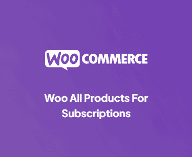 All Products for Subscriptions