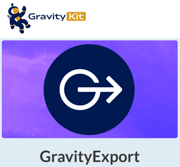 gravity export