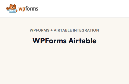 WPForms Airtable